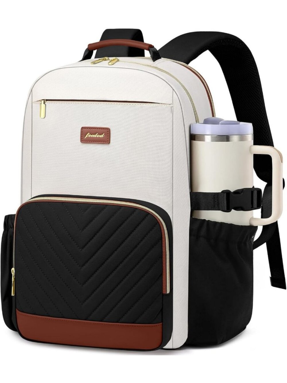 Spacious 18" Laptop Backpack for Women | Travel, School, Work, USB Charger